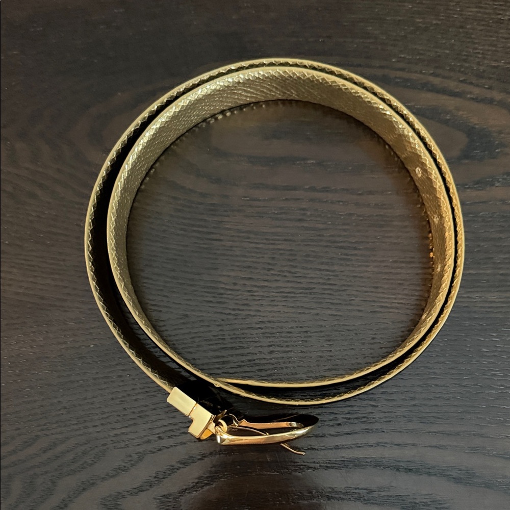 Chic Black and Gold Women's Belt